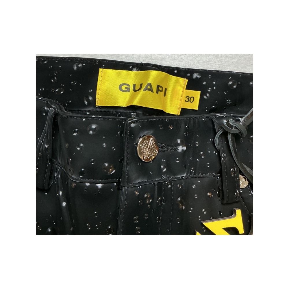 GUAPI Obsidian Water Flare Pants Black Size 30 New With Tags - Picture 7 of 7